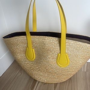 Mark Cross Raffia  tote bag